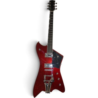 Custom Sovereign Jupiter Thunderbird Billy Bo Metallic Red Electric Guitar Bigsby Tremolo - Image 11