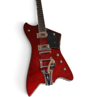 Custom Sovereign Jupiter Thunderbird Billy Bo Metallic Red Electric Guitar Bigsby Tremolo - Image 7
