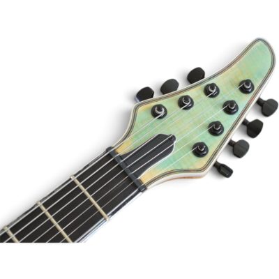 Custom Onyx Regius Gothic Monolith Black Pored Red Matte Finish 7 String Guitar - Image 14
