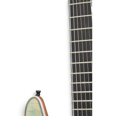 Custom Onyx Regius Gothic Monolith Black Pored Red Matte Finish 7 String Guitar - Image 13