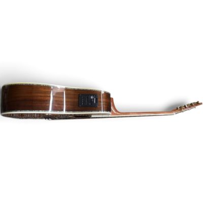 Custom Vertex Amber Solid Spruce Top Acoustic Electric Guitar D45 Fishman EQ - Image 7