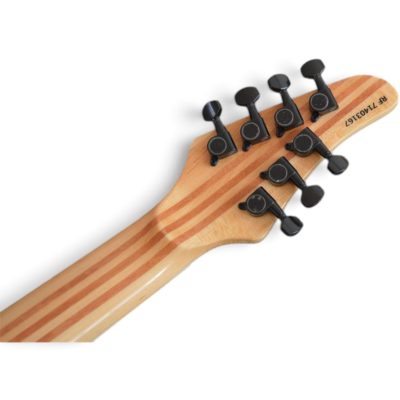 Custom Onyx Regius Gothic Monolith Black Pored Red Matte Finish 7 String Guitar - Image 12