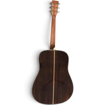 Custom Vertex Amber Solid Spruce Top Acoustic Electric Guitar D45 Fishman EQ - Image 8