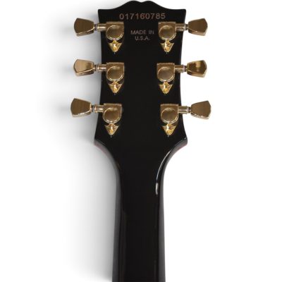 Custom Crown Red Burst Flamed Maple Top Jimmy Page Finish Electric Guitar Red Bindings - Image 2