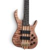 Custom Denver Smith Elite BSR Natural Quilted Maple 5 String Bass