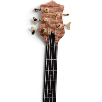 Custom Denver Smith Elite BSR Natural Quilted Maple 5 String Bass - Image 9