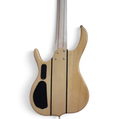 Custom Denver Smith Elite BSR Natural Quilted Maple 5 String Bass - Image 5