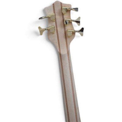 Custom Denver Smith Elite BSR Natural Quilted Maple 5 String Bass - Image 4