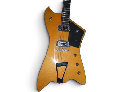 Custom Sovereign Jupiter Thunderbird Billy Bo Firebird Orange Metallic Dust Electric Guitar