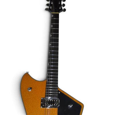 Custom Sovereign Jupiter Thunderbird Billy Bo Firebird Orange Metallic Dust Electric Guitar - Image 3