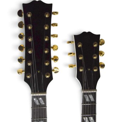 Custom Crown SG Don Felder Arctic White EDS1275 Double Neck 12 6 String Guitar - Image 6