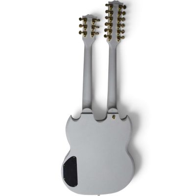 Custom Crown SG Don Felder Arctic White EDS1275 Double Neck 12 6 String Guitar - Image 8