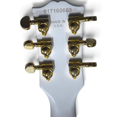 Custom Crown SG Don Felder Arctic White EDS1275 Double Neck 12 6 String Guitar - Image 9
