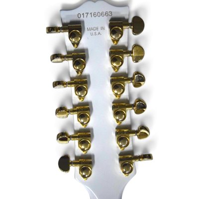 Custom Crown SG Don Felder Arctic White EDS1275 Double Neck 12 6 String Guitar - Image 10