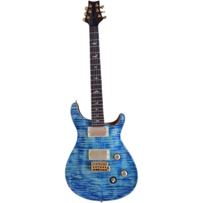 Custom Monarch Santana Whale Blue Flamed Maple Electric Guitar - Image 2