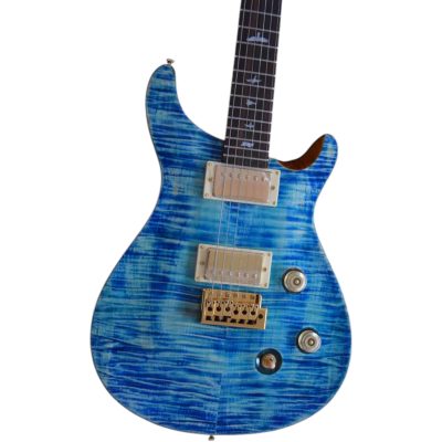 Custom Monarch Santana Whale Blue Flamed Maple Electric Guitar - Image 3