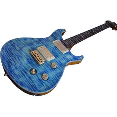 Custom Monarch Santana Whale Blue Flamed Maple Electric Guitar - Image 7