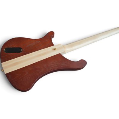 Custom Nova Lemmy Kilmister 4004 Walnut Stain Finish Engrave Carved 4 String Bass - Image 9