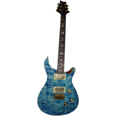 Custom Monarch Santana Whale Blue Flamed Maple Electric Guitar - Image 10