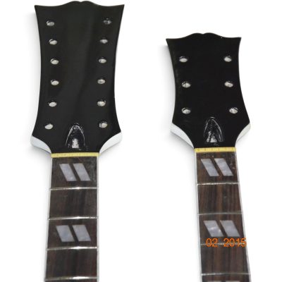 Custom Crown SG Don Felder Alphine White Double Neck 12 6 String EDS1275 DIY Unfinished Guitar - Image 4