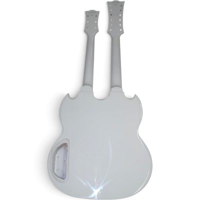 Custom Crown SG Don Felder Alphine White Double Neck 12 6 String EDS1275 DIY Unfinished Guitar - Image 6