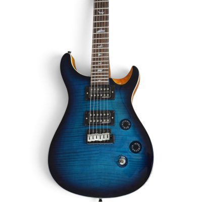 Custom Monarch Santana Gray Burst Flamed Maple Electric Guitar