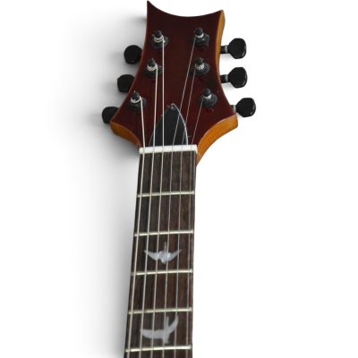 Custom Monarch Santana Gray Burst Flamed Maple Electric Guitar - Image 5