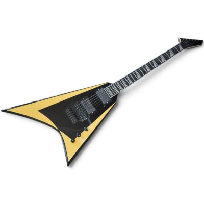 Custom Obsidian Alexi Laiho Cream Black Bevel Electric Guitar Floyd Rose Tremolo - Image 6