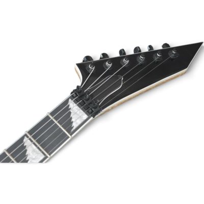 Custom Obsidian Alexi Laiho Cream Black Bevel Electric Guitar Floyd Rose Tremolo - Image 8