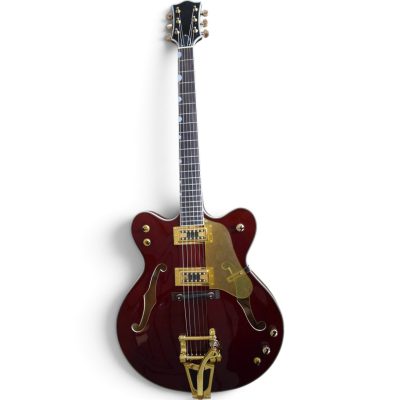 Custom Sovereign G6122T Hollowbody George Harrison Country Gentleman Burgundy Fhole Guitar - Image 3