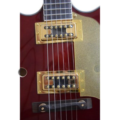 Custom Sovereign G6122T Hollowbody George Harrison Country Gentleman Burgundy Fhole Guitar - Image 5