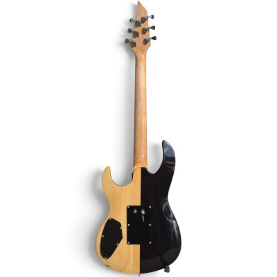 Custom Vale Mattias Half And Half Trans Black Burst Natural Maple Finish Dellinger Guitar - Image 6
