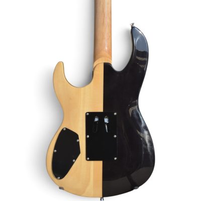 Custom Vale Mattias Half And Half Trans Black Burst Natural Maple Finish Dellinger Guitar - Image 7