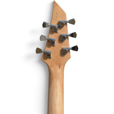 Custom Vale Mattias Half And Half Trans Black Burst Natural Maple Finish Dellinger Guitar - Image 8