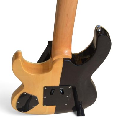 Custom Vale Mattias Half And Half Trans Black Burst Natural Maple Finish Dellinger Guitar - Image 9