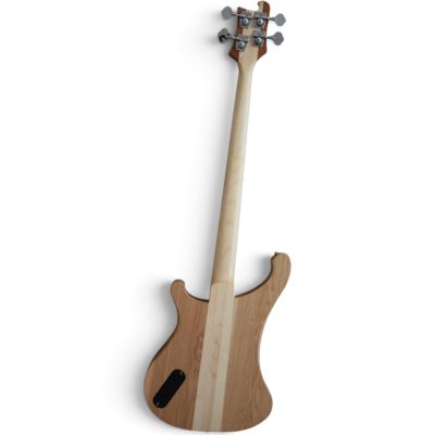 Custom Nova 4003 Naturalglo Lemmy Kilmister Finish 4 String Bass Skull Bones Carved - Image 4