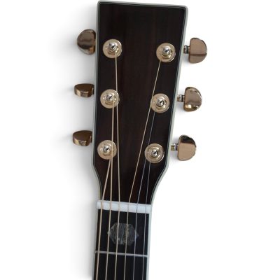 Custom Vertex Natural Solid Spruce Top D45 Acoustic Electric Guitar Fishman EQ - Image 7