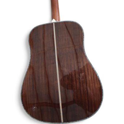 Custom Vertex Natural Solid Spruce Top D45 Acoustic Electric Guitar Fishman EQ - Image 11