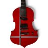 Custom Vale Violin Franken Red Striped Finish Guitar