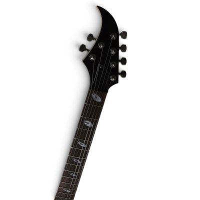 Custom Vale Violin Franken Red Striped Finish Guitar - Image 8
