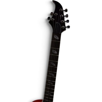 Custom Vale Violin Franken Red Striped Finish Guitar - Image 6