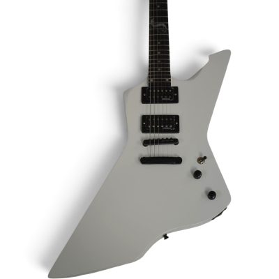 Custom Obsidian James Hetfield Snakebyte Snow White Finish Electric Guitar