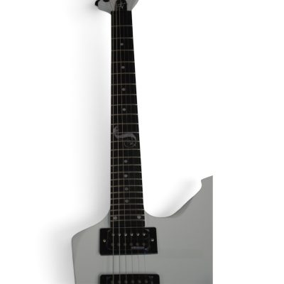 Custom Obsidian James Hetfield Snakebyte Snow White Finish Electric Guitar - Image 4