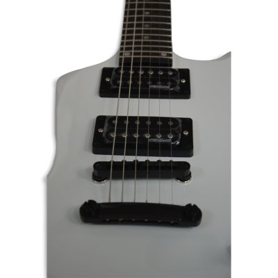 Custom Obsidian James Hetfield Snakebyte Snow White Finish Electric Guitar - Image 6