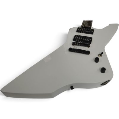 Custom Obsidian James Hetfield Snakebyte Snow White Finish Electric Guitar - Image 7