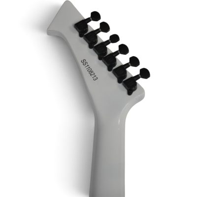 Custom Obsidian James Hetfield Snakebyte Snow White Finish Electric Guitar - Image 10
