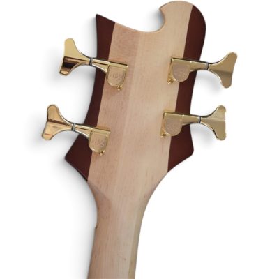 Custom Nova Lemmy Kilmister 4003 Walnut Hand Engrave Carved Oak Leaf 4 String Bass - Image 7