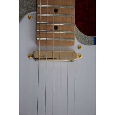 Custom Regent Buck Owens Metallic Red Blue Silver Finish Guitar - Image 5