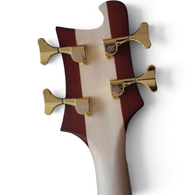 Custom Nova Lemmy Kilmister 4004 Walnut Stain Engrave Carved 4 String Bass - Image 8