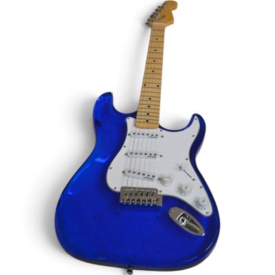 Custom Regent Blue Plexiglass Acrylic Lucite Electric Guitar - Image 4